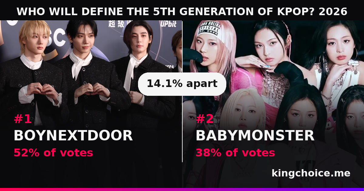 WHO WILL DEFINE THE 5TH GENERATION OF KPOP? 2026 race standings